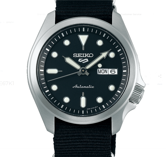 Reloj Seiko Hombre 5 Sport in Acero SRPE67K1 - SRPE67K1